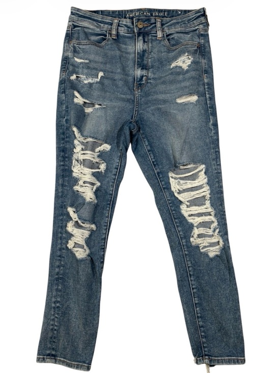 American Eagle Outfitters Denim - American Eagle Jeans, Highest Rise Jegging, Ripped Thrashed, Sz 10 X-Short 29x24